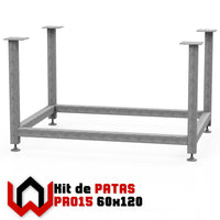 Kit de Patas AW PRO15 60x120cm