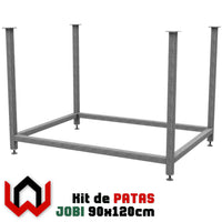 Kit de Patas AWJ 90x120 para mesa de soldadura