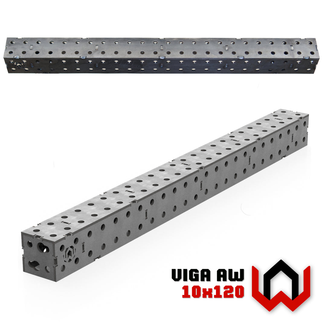 🧱 Viga Modular AW 10120 – Extensión para Mesas de Soldadura