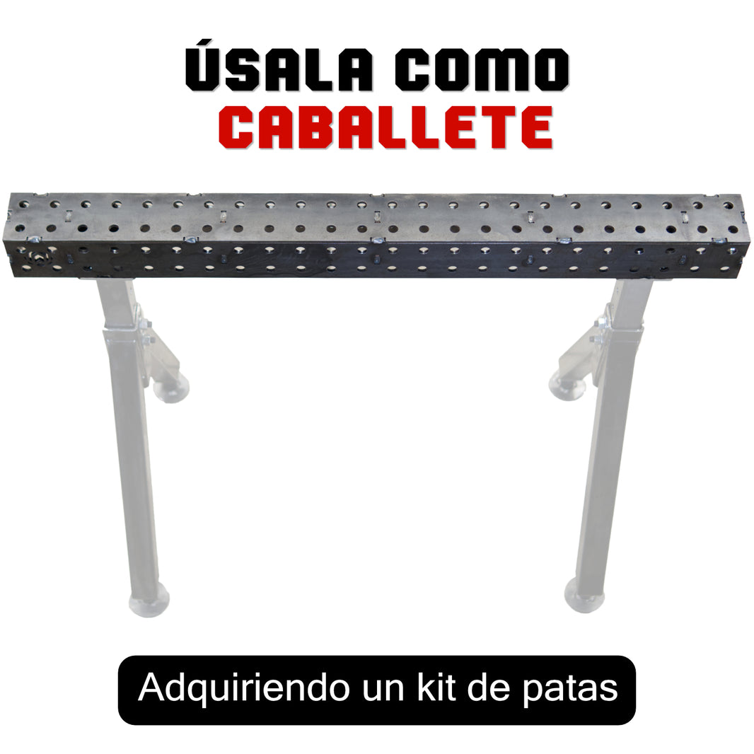 🧱 Viga Modular AW 10120 – Extensión para Mesas de Soldadura