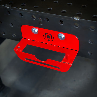 Base Porta Esmeril Simple para Mesas AcuWeld – Compatible con 4 ½” y 5” (para 1 esmeril)