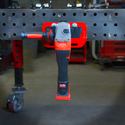Base Porta Esmeril Simple para Mesas AcuWeld – Compatible con 4 ½” y 5” (para 1 esmeril)