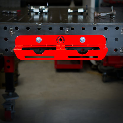 Base Porta Esmeriles Doble para Mesas AcuWeld – Compatible con 4 ½” y 5” (para 2 esmeriles)