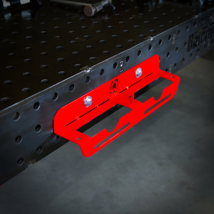 Base Porta Esmeriles Doble para Mesas AcuWeld – Compatible con 4 ½” y 5” (para 2 esmeriles)