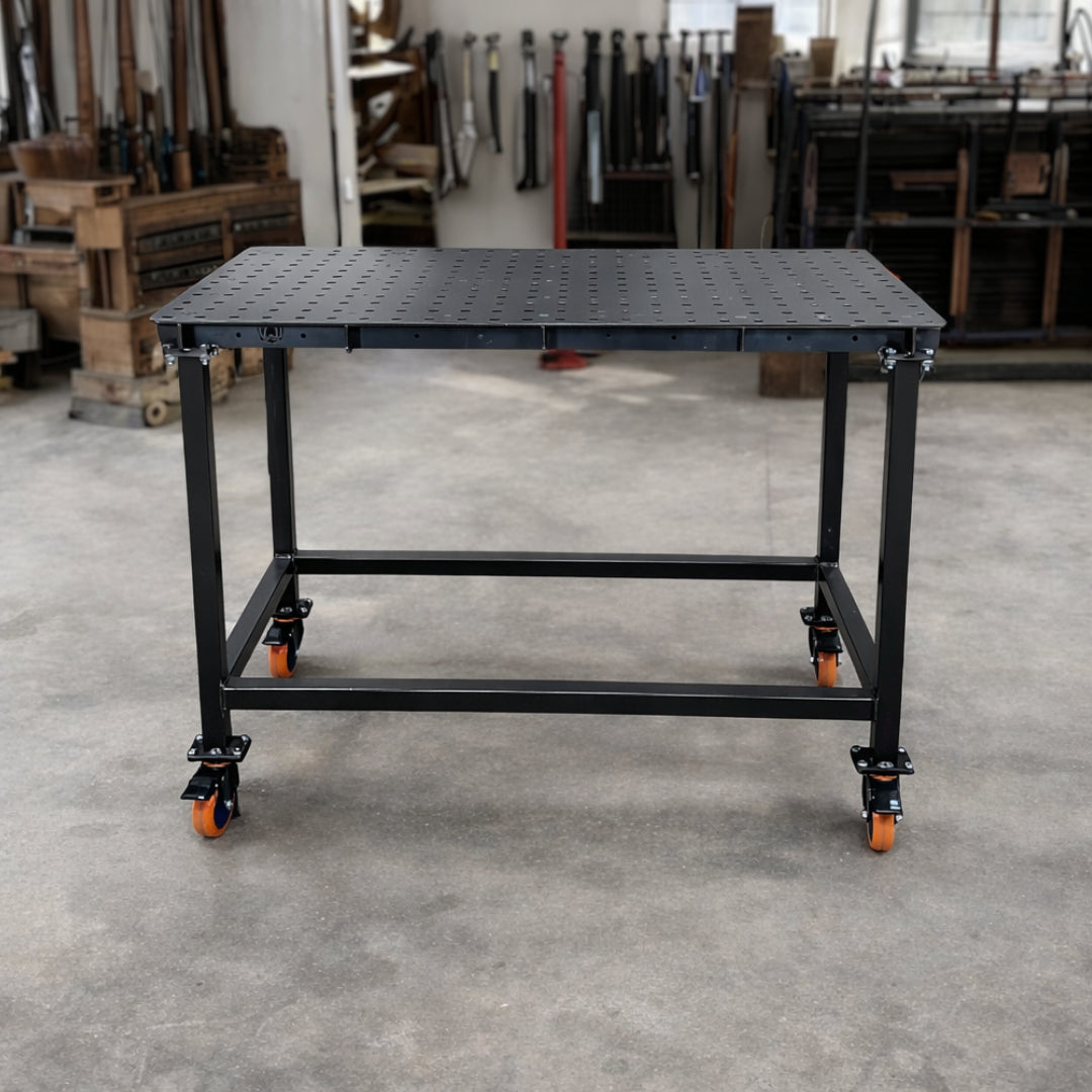 Kit de Patas AW JOBI en mesa de soldadura