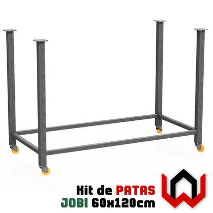 Kit de Patas AWJ 60x120 para mesa de soldadura