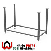 Kit de Patas AWJ 60x120 para mesa de soldadura